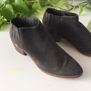 Dolce Vita Suede Olive Booties